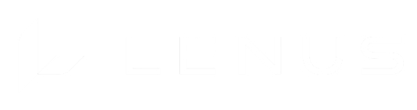 Lenus Logo Lenus logo in white